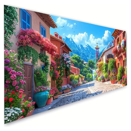 Diamond Painting Kleine Stadt Diamond Painting Erwachsene Groß XXL 100x180cm, 5D Diamant Paintings Bilder Häuser Malen Nach Zahlen Anfänger, DIY Diamant Malerei Stickerei Bastelset, Zimmer Deko G2-541 Diamond Painting Kleine Stadt Diamond Painting Erwachsene Groß XXL 100x180cm, 5D Diamant Paintings Bilder Häuser Malen Nach Zahlen Anfänger, DIY Diamant Malerei Stickerei Bastelset, Zimmer Deko G2-541 von RSZYUUNG