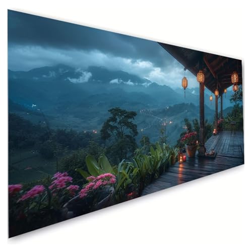 Diamond Painting Landschaft Diamond Painting Erwachsene Groß XXL 100x220cm, 5D Diamant Paintings Bilder Pavillon Malen Nach Zahlen Anfänger, DIY Diamant Malerei Stickerei Bastelset, Zimmer Deko G2-781 Diamond Painting Landschaft Diamond Painting Erwachsene Groß XXL 100x220cm, 5D Diamant Paintings Bilder Pavillon Malen Nach Zahlen Anfänger, DIY Diamant Malerei Stickerei Bastelset, Zimmer Deko G2-781 von RSZYUUNG