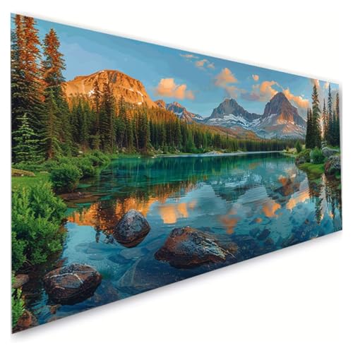 Diamond Painting Landschaft Diamond Painting Erwachsene Groß XXL 100x220cm, 5D Diamant Paintings Bilder See Malen Nach Zahlen Anfänger, DIY Full Drill Diamant Malerei Bastelset, Zimmer Deko G2-579 Diamond Painting Landschaft Diamond Painting Erwachsene Groß XXL 100x220cm, 5D Diamant Paintings Bilder See Malen Nach Zahlen Anfänger, DIY Full Drill Diamant Malerei Bastelset, Zimmer Deko G2-579 von RSZYUUNG
