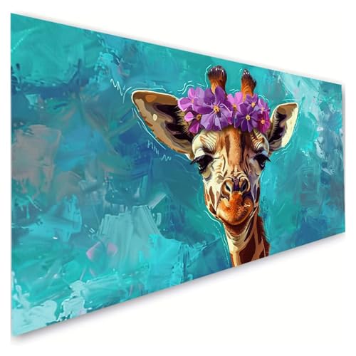 Diamond Painting Reh Diamond Painting Erwachsene Groß XXL 70x140cm, 5D Diamant Paintings Bilder Blume Malen Nach Zahlen Anfänger, DIY Full Drill Diamant Malerei Stickerei Bastelset, Zimmer Deko G2-309 von RSZYUUNG