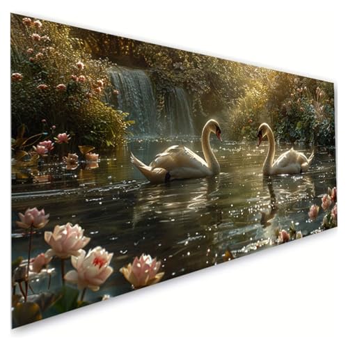 Diamond Painting Schwan Diamond Painting Erwachsene Groß XXL 80x160cm,5D Diamant Paintings Bilder Baum Malen Nach Zahlen Anfänger,DIY Full Drill Diamant Malerei Stickerei Bastelset,Zimmer Deko G2-525 Diamond Painting Schwan Diamond Painting Erwachsene Groß XXL 80x160cm,5D Diamant Paintings Bilder Baum Malen Nach Zahlen Anfänger,DIY Full Drill Diamant Malerei Stickerei Bastelset,Zimmer Deko G2-525 von RSZYUUNG