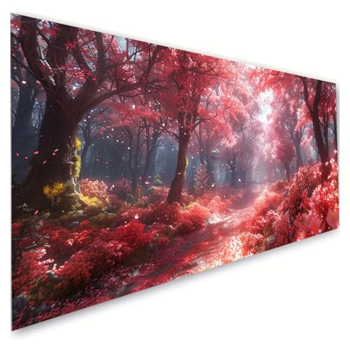 Diamond Painting Wald Diamond Painting Erwachsene Groß XXL 50x100cm, 5D Diamant Paintings Bilder Baum Malen Nach Zahlen Anfänger, DIY Full Drill Diamant Malerei Stickerei Bastelset, Zimmer Deko G2-551 Diamond Painting Wald Diamond Painting Erwachsene Groß XXL 50x100cm, 5D Diamant Paintings Bilder Baum Malen Nach Zahlen Anfänger, DIY Full Drill Diamant Malerei Stickerei Bastelset, Zimmer Deko G2-551 von RSZYUUNG