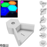 R-Satz Shop Wandhalterung Passend Für Nanoleaf Aurora Halterung Schwarz/Weiß Deckenhalter | 1.gen R-Satz Shop Wandhalterung Passend Für Nanoleaf Aurora Halterung Schwarz/Weiß Deckenhalter | 1.gen von RSatzShop