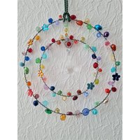 Chakra Leuchtender Sonnenfänger Mobile Reifkranz Perlen Fensterdeko Geschenk Chakra Leuchtender Sonnenfänger Mobile Reifkranz Perlen Fensterdeko Geschenk von RSkreativRosiStiller