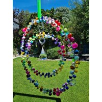 strahlender Sonnenfänger Mobile Reifkranz Perlen Fensterdeko Gartendeko Geschenk strahlender Sonnenfänger Mobile Reifkranz Perlen Fensterdeko Gartendeko Geschenk von RSkreativRosiStiller
