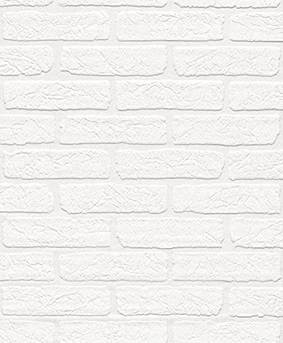 Rasch Tapete 150100 - Vliestapete mit Stein-Optik zum Überstreichen aus der Kollektion Wallton - 10,05m x 0,53m (LxB) Rasch Tapete 150100 - Vliestapete mit Stein-Optik zum Überstreichen aus der Kollektion Wallton - 10,05m x 0,53m (LxB) von Rasch