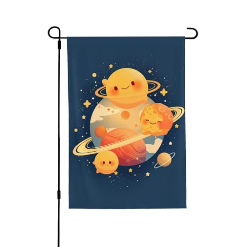 Cartoon Planet Vibrant Allover-Print Flagge – wetterfestes Polyester, perfekt für Terrasse, Hof oder Garten Dekoration Cartoon Planet Vibrant Allover-Print Flagge – wetterfestes Polyester, perfekt für Terrasse, Hof oder Garten Dekoration von RTCVXZDSA