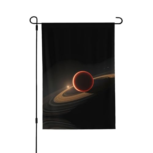 Cosmic Starry Sky Vibrant Allover-Print Flagge – wetterfestes Polyester, perfekt für Terrasse, Hof oder Garten Dekoration von RTCVXZDSA
