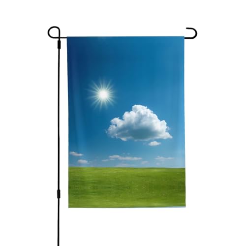 Cosmic Starry Sky Vibrant Allover-Print Flagge – wetterfestes Polyester, perfekt für Terrasse, Hof oder Garten Dekoration von RTCVXZDSA