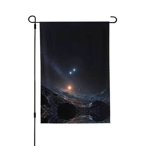 Cosmic Starry Sky Vibrant Allover-Print Flagge – wetterfestes Polyester, perfekt für Terrasse, Hof oder Garten Dekoration Cosmic Starry Sky Vibrant Allover-Print Flagge – wetterfestes Polyester, perfekt für Terrasse, Hof oder Garten Dekoration von RTCVXZDSA