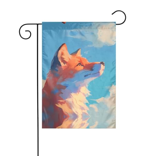 Fox Gartenflagge 30,5 x 45,7 cm – lebendige, doppelseitige Outdoor-Flagge für Höfe, Gärten, Terrassen und Rasen Fox Gartenflagge 30,5 x 45,7 cm – lebendige, doppelseitige Outdoor-Flagge für Höfe, Gärten, Terrassen und Rasen von RTCVXZDSA