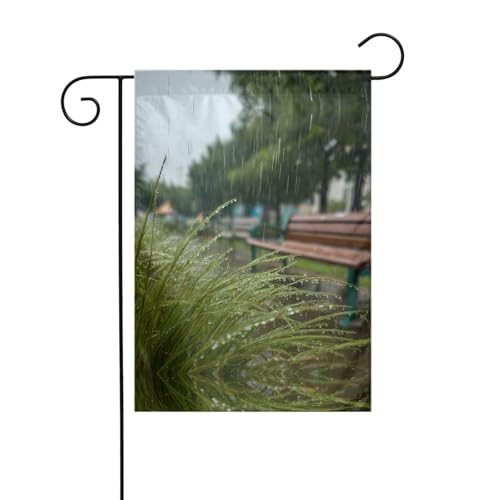 Gartenflagge Landschaft des Rasens, 30,5 x 45,7 cm, lebendige, doppelseitige Outdoor-Flagge für Höfe, Gärten, Terrassen und Rasen Gartenflagge Landschaft des Rasens, 30,5 x 45,7 cm, lebendige, doppelseitige Outdoor-Flagge für Höfe, Gärten, Terrassen und Rasen von RTCVXZDSA