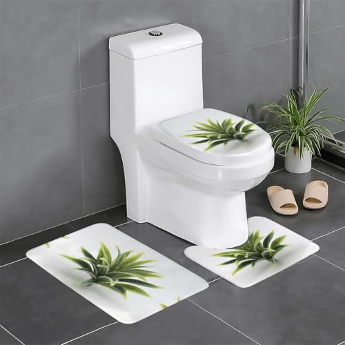 RTCVXZDSA Pineapple 3-teiliges Badezimmerteppich-Set – weiches Plüsch-Badematten-Set mit U-förmigem WC-Bodenteppich, rutschfest, wasserdicht, Badteppich-Kombination für Zuhause, Kinderzimmer, Gästebad RTCVXZDSA Pineapple 3-teiliges Badezimmerteppich-Set – weiches Plüsch-Badematten-Set mit U-förmigem WC-Bodenteppich, rutschfest, wasserdicht, Badteppich-Kombination für Zuhause, Kinderzimmer, Gästebad von RTCVXZDSA
