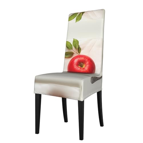 RTCVXZDSA Vibrant Fruits Esszimmerstuhl-Schutz, dehnbar, Allover-Design, passend für die meisten armlosen Stühle (Höhe der Rückenlehne: 45,7–55,9 cm) von RTCVXZDSA
