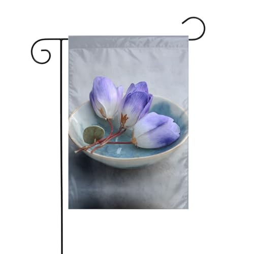 Schöne Blumen-Gartenflagge, 30,5 x 45,7 cm, lebendige, doppelseitige Outdoor-Flagge für Höfe, Gärten, Terrassen und Rasenflächen Schöne Blumen-Gartenflagge, 30,5 x 45,7 cm, lebendige, doppelseitige Outdoor-Flagge für Höfe, Gärten, Terrassen und Rasenflächen von RTCVXZDSA