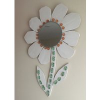 Wand Blumen Spiegel von RTCraftDesigns