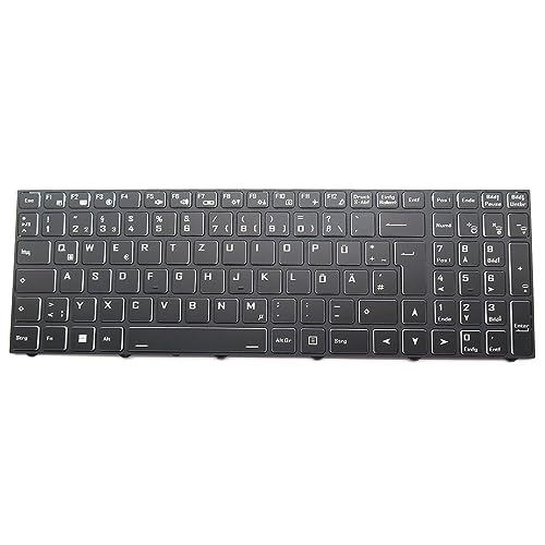 Laptop-Tastatur für Captiva Advanced Gaming I75-879G1CH I75-880G1CH I75-881G1 I75-883G1 I75-885G1CH I75-888G1CH I75-889G1 I75-892G1 I75-895G1CH Deutsch GR Schwarz ohne Hintergrundbeleuchtung Neu von RTDPART