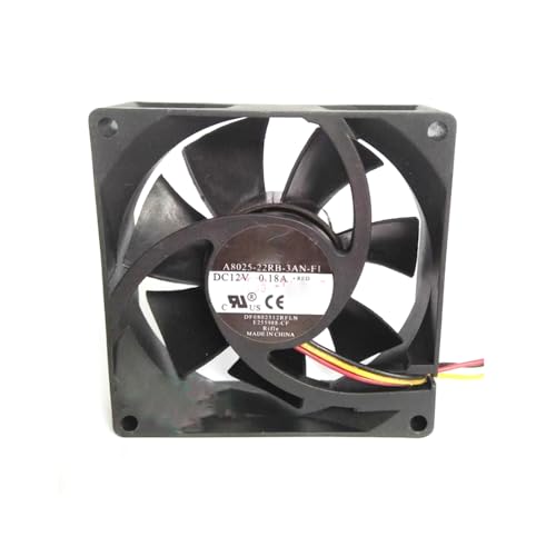 Lüfter für Cooler Master DF0802512RFLN A8025-22RB-3AN-F1 DC12V 0.18A 3PIN Neu von RTDPART