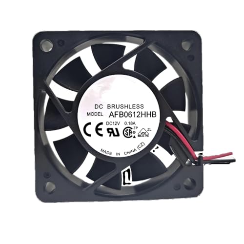 Lüfter für DELTA AFB0612HHB 60 x 60 x 15 mm DC 12 V 0,18 A 2-Leiter Neu von RTDPART