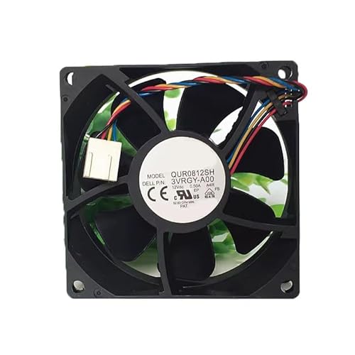 Lüfter für DELTA QUR0812SH-A4R 3VGRY-A00 80 x 80 x 25 mm 12 VDC 0,50 A 4-Leiter Neu von RTDPART