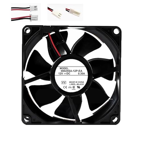 Lüfter für NMB 08025SA-12P-EA 80 x 80 x 25 mm 12 VDC 0,30 A 2-Leiter Neu Lüfter für NMB 08025SA-12P-EA 80 x 80 x 25 mm 12 VDC 0,30 A 2-Leiter Neu von RTDPART