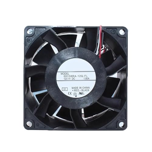 Lüfter für NMB 08038RA-12Q-FL 80 x 80 x 38 mm 12 VDC 1,60 A 3-Leiter Neu Lüfter für NMB 08038RA-12Q-FL 80 x 80 x 38 mm 12 VDC 1,60 A 3-Leiter Neu von RTDPART