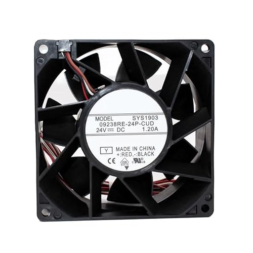 Lüfter für NMB 09238RE-24P-CUD 92 x 92 x 38 mm 24 VDC 1,20 A 4-Leiter Neu von RTDPART