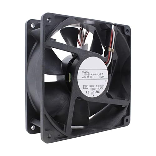 Lüfter für NMB 11938KA-48L-ET 120 x 120 x 38 mm 48 VDC 0,21 A 3-Leiter Neu von RTDPART