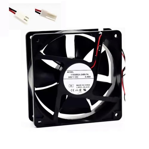 RTDPART Lüfter für NMB-MAT 11938KA-24M-FA 120 x 120 x 38 mm 24 VDC 0,46 A 2-Leiter Neu von RTDPART