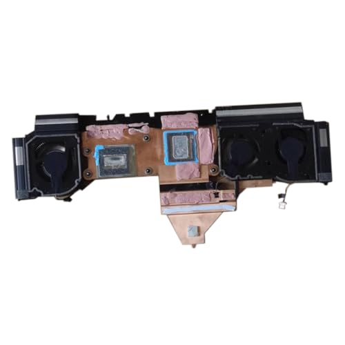 RTDPART Laptop CPU GPU Fan & Kühlkörper Für ACER Predator Triton 17 X PTX17-71 PTX17-71-99W5 NH.QK3AA.001 PTX17-71-95HW NH.QK3AA.002 Schwarz Neue von RTDPART