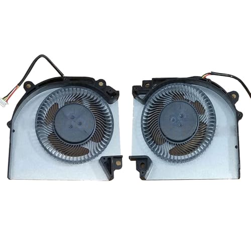 RTDPART Laptop CPU GPU Lüfter für CLEVO PD71SNE PD71SNE (-D)(-G) PD71SNE-D PD71SNE-G PD71SNX-G(-D) 4PIN DC5V 2,5W 0,5A Neu von RTDPART