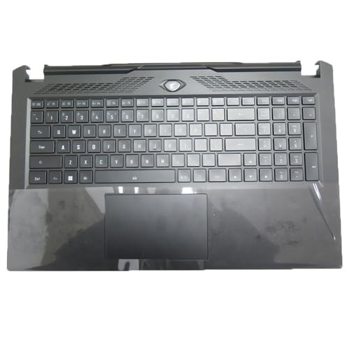 RTDPART Laptop-Handballenauflage und Tastatur für Gigabyte für AORUS 17 XE5 17 XE4 RX7PXE 27363-7PXE0-G20S V184945AS5 UI 27703-UI5XA-S14S Ohne Touchpad Englisch US Mit Hintergrundbeleuchtung von RTDPART