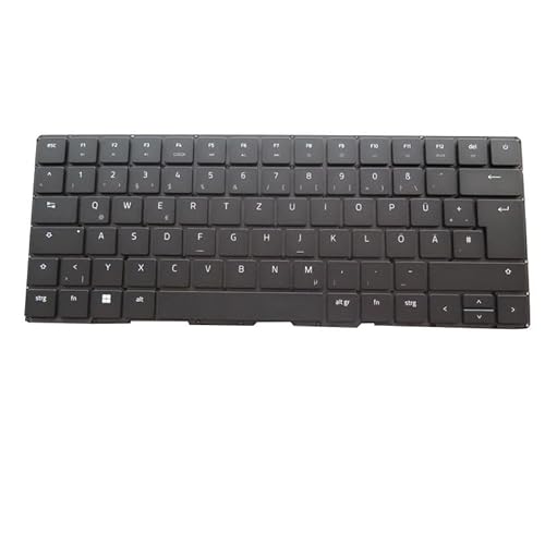RTDPART Laptop Keyboard for Razer Blade 16 RZ09-05102 RZ09-05102GN4 German GR Schwarz Without Frame with Backlit von RTDPART