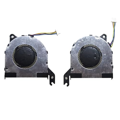 RTDPART Laptop-Lüfter für Dynabook Portege X30W-J-11G X30W-J-11J X30W-J-12N X30W-J-12O X30W-J-12P X30W-J-12Q X30W-J-12R X30W-J-12W X30W-J-12X EIN Paar DC5V 370mA Neu von RTDPART