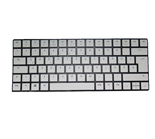 RTDPART Laptop Tastatur für Razer Blade 15 Base 2021 RZ09-0410 Deutsch Gr Weiß Ohne Rahmen Mit Hintergrundbeleuchtung von RTDPART