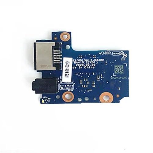 RTDPART Laptop USB Audio Board mit Kabel für Dell G15 5515 5511 5510 LS-K66DP 07C6KC 7C6KC GDP53/GDL56 Neue von RTDPART