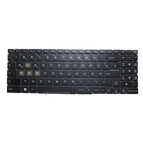 Laptop mit beleuchteter Tastatur für Getac V138418CS2 V00 GR-RO 53108821W001 OEM Deutsch GR Schwarz mit Rahmen Neu von RTDPART