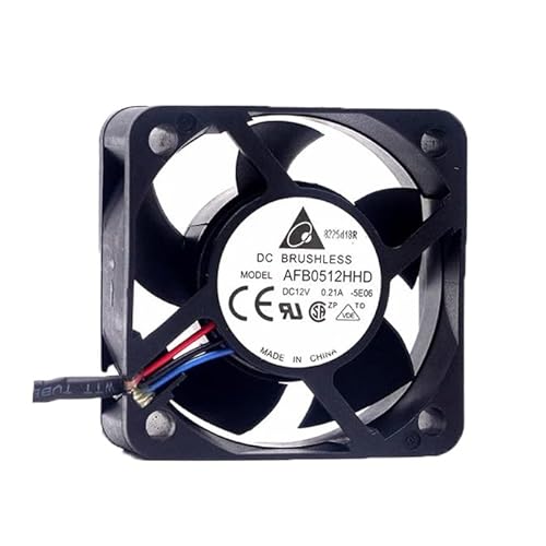 RTDPART Lüfter für Delta AFB0512HHD-5E06 DC 12 V 0,21 A 3-Leiter Neu von RTDPART