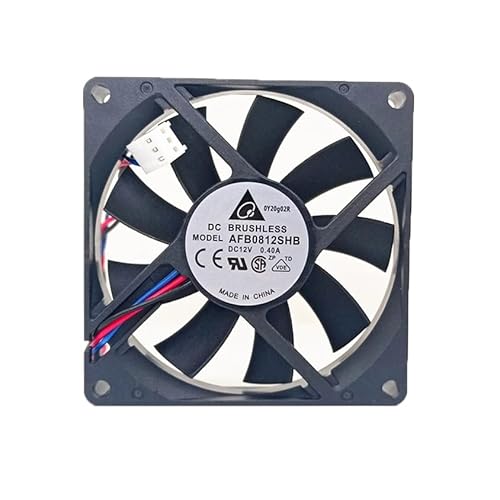 RTDPART Lüfter für Delta AFB0812SHB DC12V 0,40A 3-Leiter Neu von RTDPART