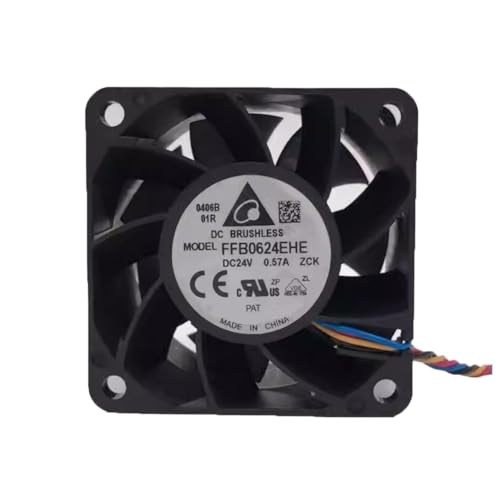 RTDPART Lüfter für Delta FFB0624EHE-ZCK DC24V 0,57A 4-Leiter Neu von RTDPART