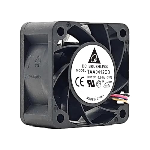 RTDPART Lüfter für Delta TAA0412CD-7V75 DC 12 V 0,60 A 3-Leiter Neu von RTDPART