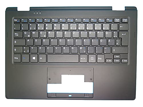 RTDPART Laptop PalmRest & Tastatur Für PEAQ PNB T2011-I0N3 11.6 360 Schwarz C Shell Mit Deutsch GR Black Tastatur von RTDPART