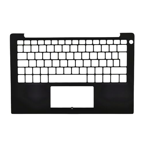RTDpart Laptop Palmrest für Dell XPS 13 9370 9380 7390 9305 01PPM7 1PPM7 UK Layout Schwarz Großbuchstaben Neu von RTDpart