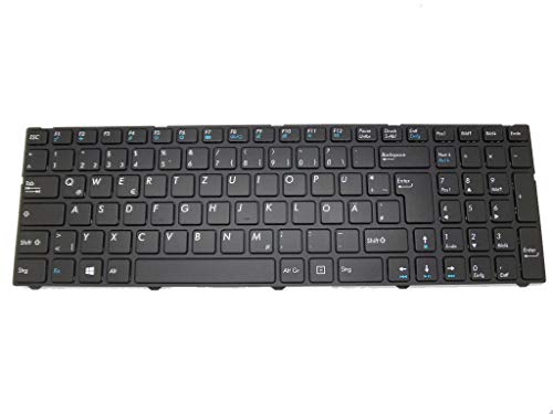 RTDPART Laptop-Tastatur für Medion AKOYA E7416T MD99376 MD99377 MD99490 MD60458 MD99460 Schwarz mit Rahmen GR Deutsch von RTDPART