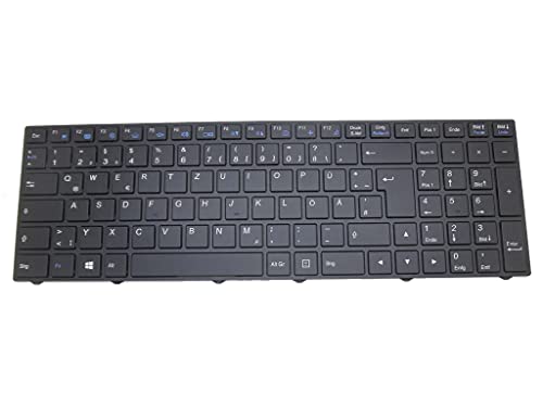 RTDPART Laptop-Tastatur für SKIKK 17EJ87 mit Rahmen New Black German GR mit Hintergrundbeleuchtung von RTDPART