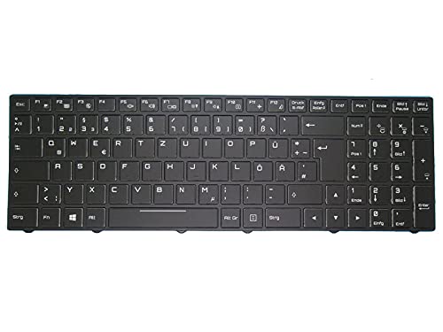 RTDPART Laptop-Tastatur für SKIKK 17RN97 mit Rahmen New Black German GR mit Hintergrundbeleuchtung von RTDPART