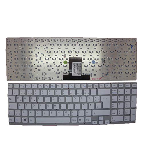 RTDPART Laptop-Tastatur für Sony VAIO VPCEB VPC-EB-Serie V111678B DE 148793421 550102M25-203-G Deutschland GR weiß neu von RTDPART