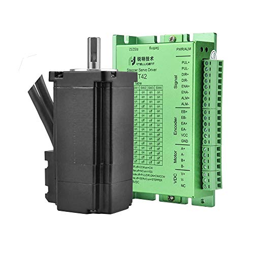 RTELLIGENT Closed Loop Nema 17 Stepper Motor and Driver T42+42A03EC 30Ncm 2A 24-50 V Gleichstrom mit Encoder-Feedback für 3D-Drucker von RTELLIGENT