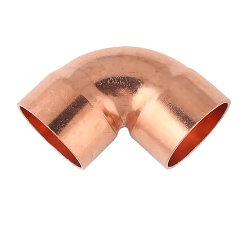1/4 "3/8" 1/2 "6,35 8 10 14 15 16-219mm ID Reines Kupfer Ende Feed Solder 90 grad Ellenbogen Sanitär Fitting Koppler Klimaanlage(ID 16mm Wall 1.0mm) von RTKYYZ