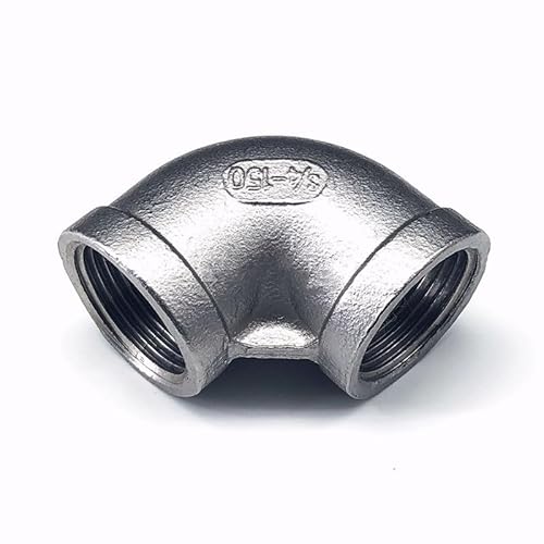 1/8" 1/4" 3/8" 1/2" 3/4" 1" 1-1/4" BSP Winkel 90 Grad abgewinkelt Edelstahl 304 Innengewinde Rohrverschraubung Aquarium(DN8) von RTKYYZ